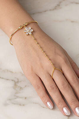 Çiçek Figürlü Şahmeran Gold 