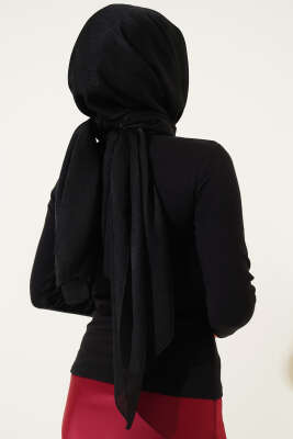 Çiçek Nakışlı Cepli Body Siyah - Yılın Fırsatı