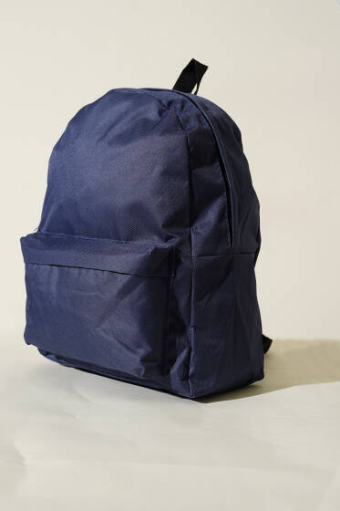 Çift Bölmeli Basic Sırt Çantası Lacivert - Sırt Çantası