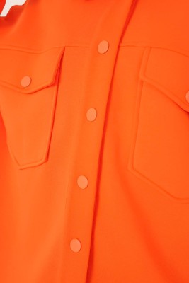 Çift Cepli Ceket Oranj - Thumbnail