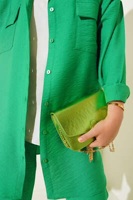 Çift Cepli Keten Ayrobin Takım Benetton - İKİLİ TAKIM