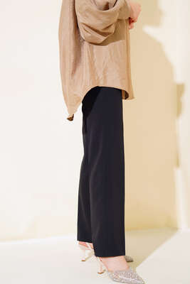Çift Cepli Kumaş Pantolon Siyah - 300-500 TL Ürünler
