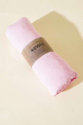 Çift Kişilik Lastikli Penye Çarşaf Pembe - Yatak Örtüsü