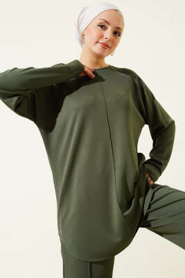 Çıma Detaylı Loyşa İkili Takım Haki - İkili Takım