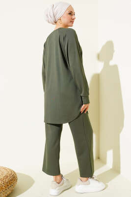 Çıma Detaylı Loyşa İkili Takım Haki - İkili Takım