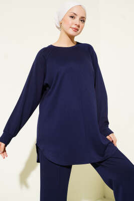 Çıma Detaylı Loyşa İkili Takım Lacivert - İkili Takım