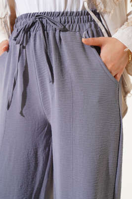 Çımalı Belinden Bağlamalı Pantolon Kaynak Grisi - 100-300 TL Ürünler
