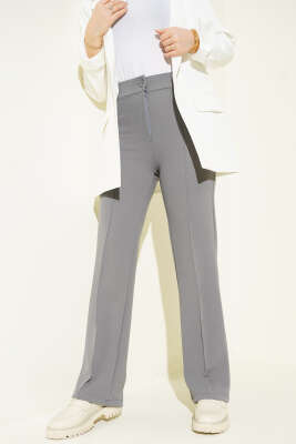 Çımalı Boru Paça Pantolon Füme - CALİENTE