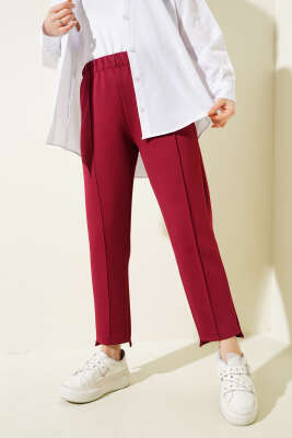 Çımalı Dar Paça Scuba Pantolon Bordo - 300-500 TL Ürünler