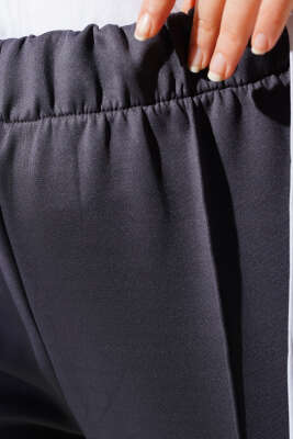 Çımalı Dar Paça Scuba Pantolon Füme - 300-500 TL Ürünler