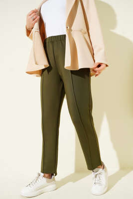Çımalı Dar Paça Scuba Pantolon Haki 
