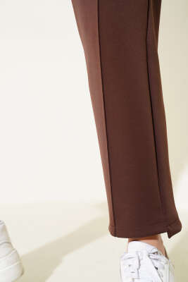 Çımalı Dar Paça Scuba Pantolon Kahve - 300-500 TL Ürünler