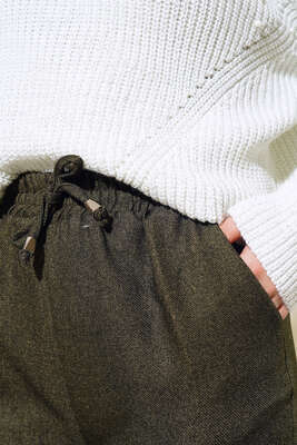 Çımalı Model Cepli Pantolon Haki - Thumbnail