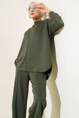 Çımalı Oval Loyşa İkili Takım Haki - İkili Takım