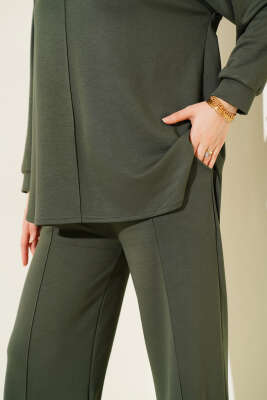 Çımalı Oval Loyşa İkili Takım Haki - İkili Takım