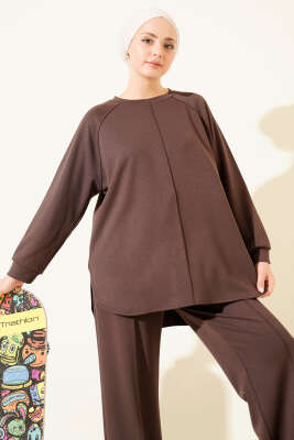 Çımalı Oval Loyşa İkili Takım Kahve - İkili Takım