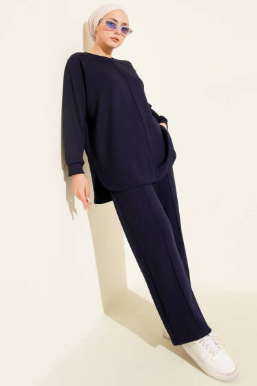 Çımalı Oval Loyşa İkili Takım Lacivert - İkili Takım