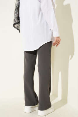 Çımalı Palazzo Pantolon Füme - Pantolon