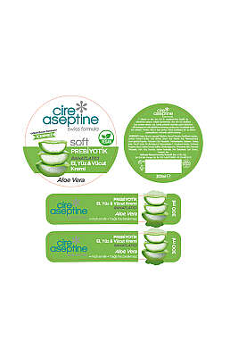 Cire Aseptine Alor Vera El Ve Vücut Kremi 300 ml - El Kremi