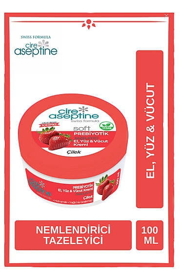 Cire Aseptine Çilek El Ve Vücut Kremi 100 ml - El Kremi