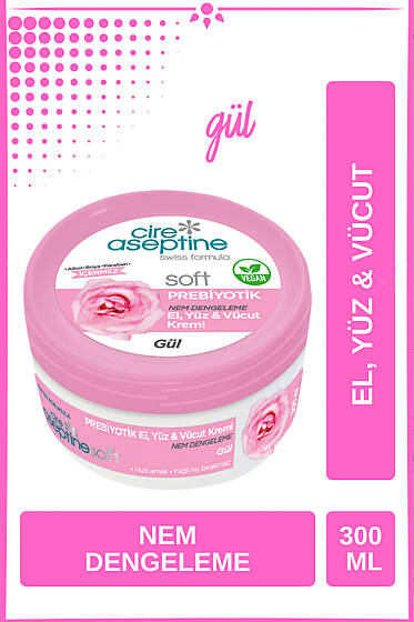 Cire Aseptine Gül El Ve Vücut Kremi 300 ml - El Kremi