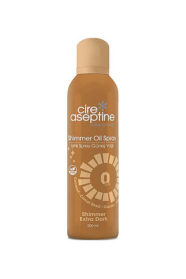 Cire Aseptine Işıltılı Sprey Güneş Yağı SPF0 200 ml - Güneş Kremi
