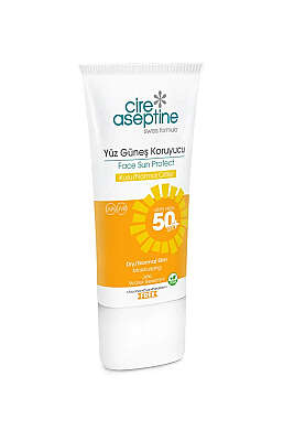 Cire Aseptine Yüz Güneş Koruyucu SPF50 Normal Ciltler 50 ml - ERSAN KOZMETİK