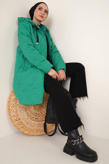 Çıtçıt Cep Düğmeli Mont Yeşil - ÇOK SATANLAR