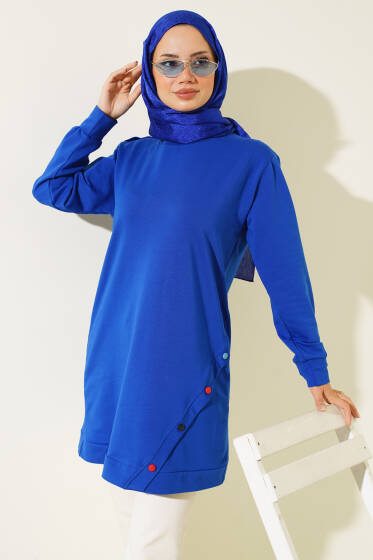 Çıtçıt Görünümlü Tunik Saks - Yılın Fırsatı