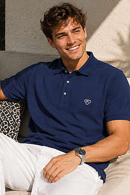 Çıtçıtlı Polo Yaka Erkek T-shirt Parlement - HİT TİME
