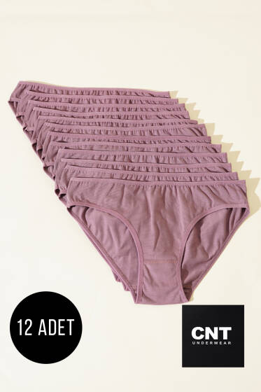 CNT 12'li Bayan Modal Bikini Vizon - Slip Külot