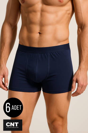 CNT 6'lı Erkek Boxer Lacivert - Erkek Boxer