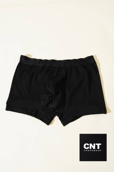 CNT Logolu Erkek Boxer Siyah - Erkek Boxer