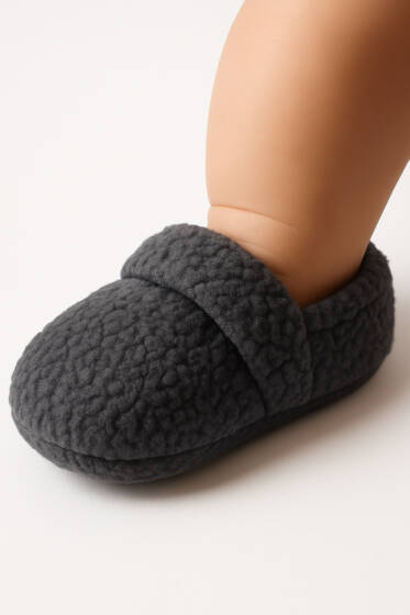 Çocuk Peluş Patik Füme - Çocuk Çorap