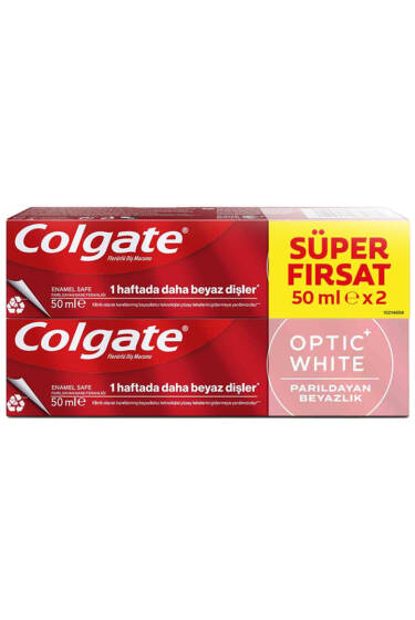Colgate Diş Macunu +2'li Optic White - Kişisel Bakım Ürünleri