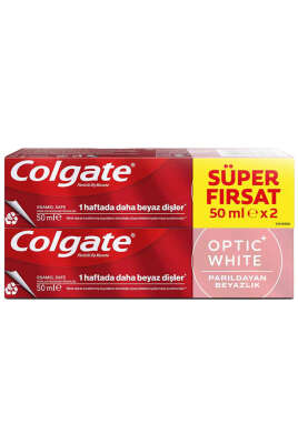 Colgate Diş Macunu +2'li Optic White - ERSAN KOZMETİK