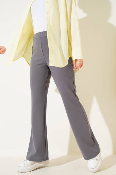 Dabıl İspanyol Paça Pantolon Kayrak Grisi - Pantolon