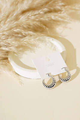 Dalga Küpe Gümüş - Yılın Fırsatı