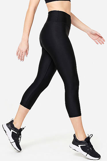 Dalgıç Kapri Tayt Siyah - Spor Tayt