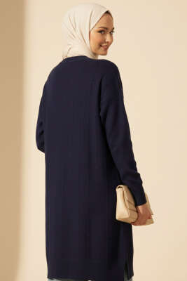 Damla Desen Yumoş Triko Kazak Lacivert - 300-500 TL Ürünler