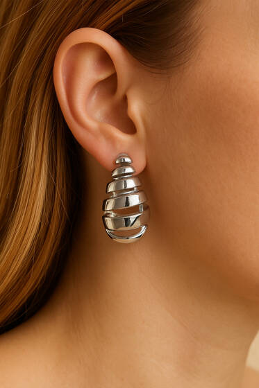 Damla Küpe Gümüş - Küpe