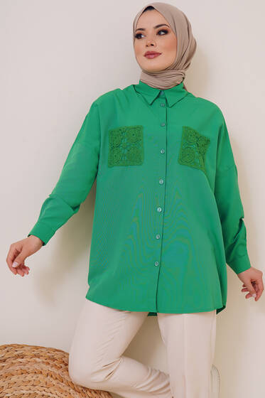 Dantel Cepli Gömlek Benetton - Gömlek