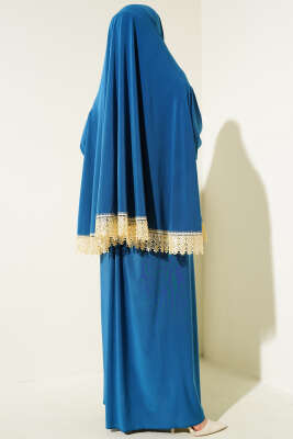 Dantelli Namaz Takımı Petrol - 500-700 TL Ürünler