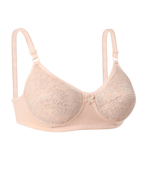 Dantelli Sünger Sütyen Ten - Toparlayıcı Sütyen / Minimizer Sütyen