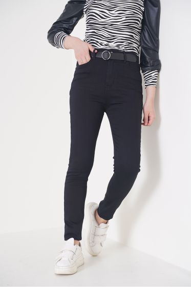 Dar Kesim Kadın Siyah Pantolon - Pantolon