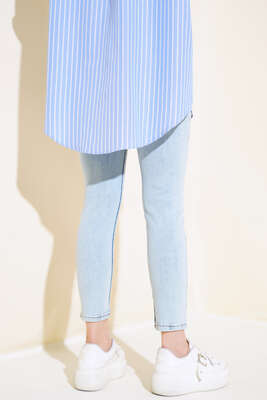 Dar Paça Kot Pantolon Kar Açık - 300-500 TL Ürünler