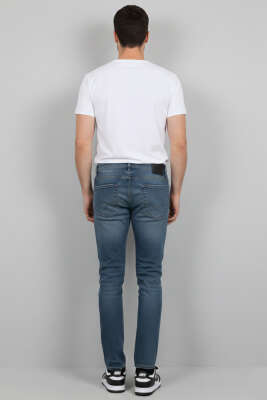 Dar Paça Likralı Erkek Pantolon Kahve Tint - Erkek Pantolon