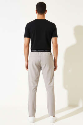 Dar Paça Micro Erkek Eşofman Altı Gri - Erkek Eşofman Alt