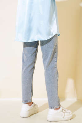 Dar Paça Mom Jean Kot Pantolon Tintli - 300-500 TL Ürünler