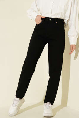 Dar Paça Siyah Pantolon - Pantolon